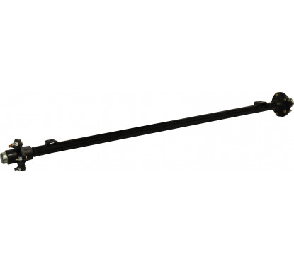 HD 3500lb Straight Simple Trailer Axle With 5 Stud Hubs