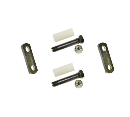 Shackle link replacement kit for 1-3/4" leaf spring with hardware