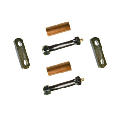 Shackle link kit for 1-3/4" leaf spring with greasable hardware