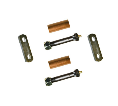 Shackle link kit for 1-3/4" leaf spring with greasable hardware