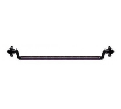 HD 3500lb 4" Drop Simple Trailer Axle With 5 Stud Hubs