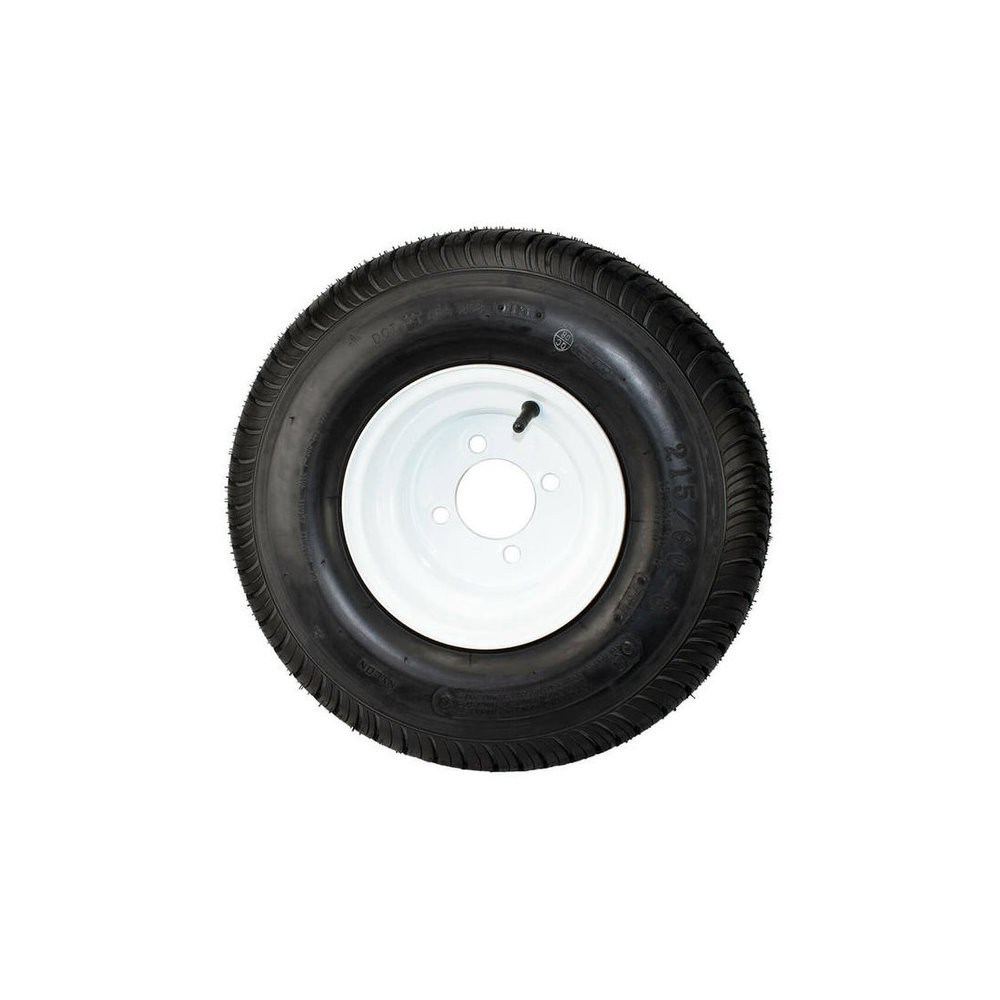 TOW RITE 215/60-8 (18.5 x 8.5-8) 6 Ply Tire on (4/4.0) White Rim