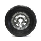 CASTLE ROCK 225/75R15 10 Ply Tire on 6 holes Galvanized Rally Rim