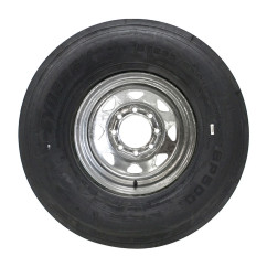 SYNERGY 235/80R16 10 Ply Radial Tire on 8 holes Galvanized Rally Rim