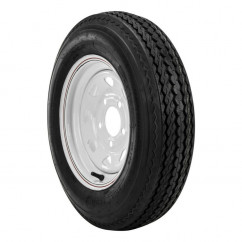 TOW RITE 205/75D14 6 Ply Tire on (5/4.5) White Rally Rim