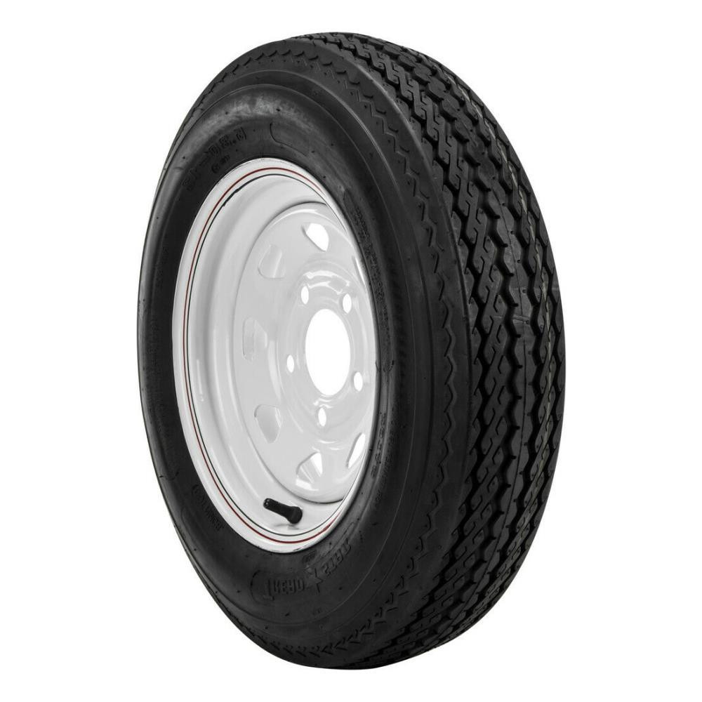 TOW RITE 205/75D14 6 Ply Tire on (5/4.5) White Rally Rim