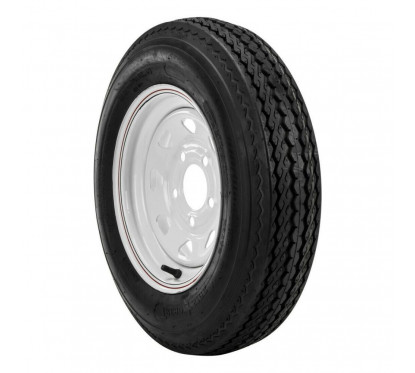 TOW RITE 225/75D15 8 Ply Tire on (6/5.5) White Rally Rim