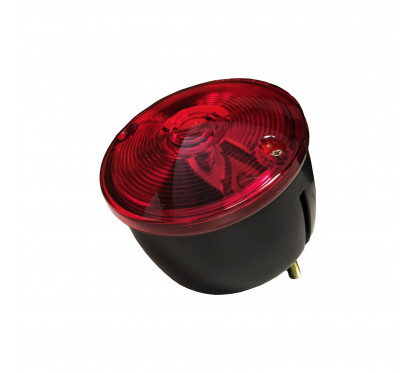 4-1/2" Right Side Red Round Trailer Light
