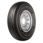 Goodyear Endurance 205/75R15 8 Ply Tire on (6/5.5) White Rally Rim