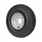 TOW RITE 4.80-8 6 Ply Tire on (5/4.5) White Rim