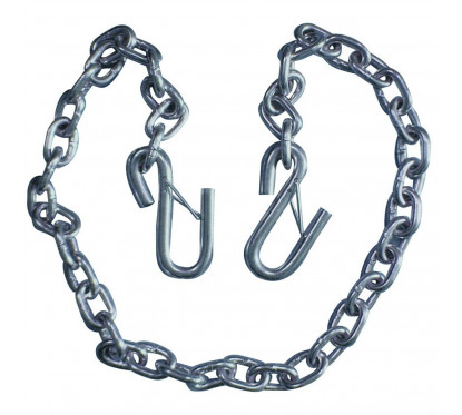 2000lb 3/16" x 48" Zinc Safety Chain
