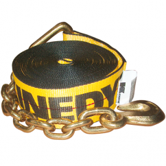 Kinedyne 3" x 30ft strap with chain & anchor