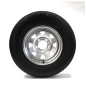 CASTLE ROCK 175/80R13 6 Ply Tire on 5 holes Galvanized Rally Rim