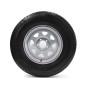 ROADGUIDER 205/75D15 6 Ply Tire on (5/4.5) White Rally Rim