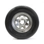 CASTLE ROCK 225/75R15 8 Ply Tire on 5 holes Galvanized Rally Rim
