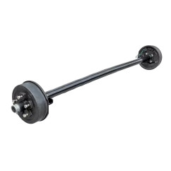 2500lb Straight Simple Trailer Axle With 5 Stud Electric Brakes