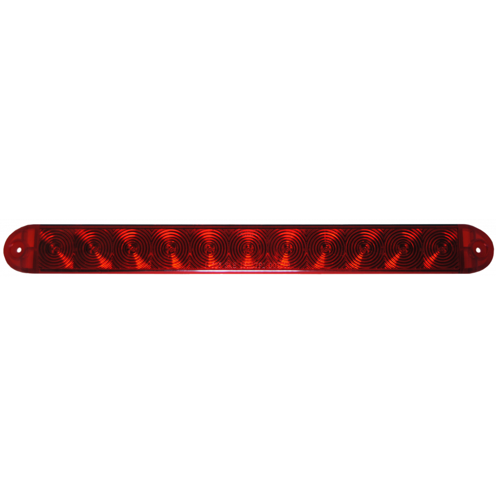 Barre de lumière de remorque rouge 11 Del 15.5" x 1.625"